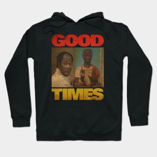 RETRO GOOD TIMES JESUS BLACK TV SHOWS Hoodie